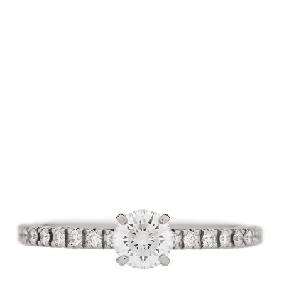 Platinum Diamond .26ct Etincelle De Cartier Solitaire Engagement Ring 46 3.75