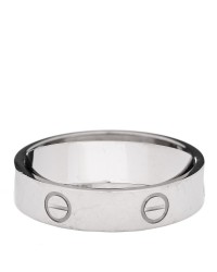 18K White Gold 5.5mm Astro Ring 60 9.25