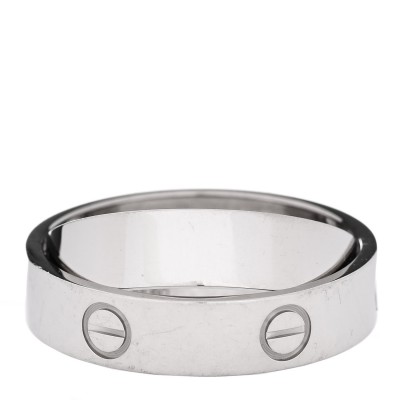 18K White Gold 5.5mm Astro Ring 60 9.25
