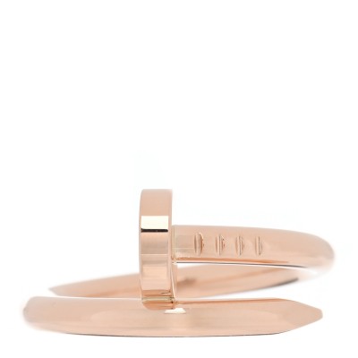 18K Pink Gold Juste Un Clou Ring 52 6