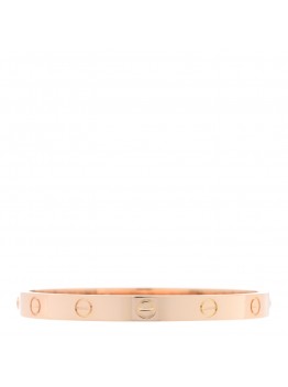 18K Pink Gold LOVE Bracelet 17
