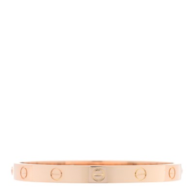 18K Pink Gold LOVE Bracelet 17