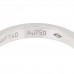 18K White Gold Diamond 2.6mm LOVE Paved Band Ring 50 5.25