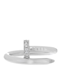 18K White Gold Diamond Juste Un Clou Ring 52 6