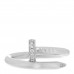 18K White Gold Diamond Juste Un Clou Ring 52 6