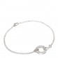 18K White Gold Diamond LOVE Bracelet
