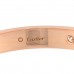 18K Yellow Gold 4 Diamond LOVE Bracelet 16