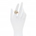 18K Pink Yellow White Gold Diamond Trinity Crash Ring 50 5.5