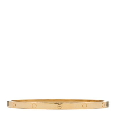 18K Yellow Gold Small LOVE Bracelet 17