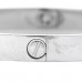 18K White Gold 4 Diamond Love Bracelet 19