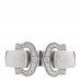 18K White Gold Diamond C De Cartier Ring 51 5.75