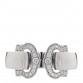 18K White Gold Diamond C De Cartier Ring 51 5.75