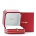 18K White Gold Diamond 2mm Etincelle de Cartier Wedding Band Ring 49 4.75