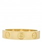18K Yellow Gold 3.5mm LOVE Wedding Band Ring 46 3.75