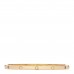 18K Yellow Gold 6 Diamond Small LOVE Bracelet 17