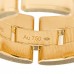 18K Yellow Gold Maillon Panthere 3 Rows Ring 48 4.5