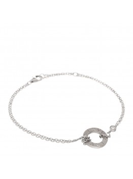 18K White Gold Diamond LOVE Bracelet