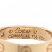 18K Yellow Gold Diamond 4mm LOVE Wedding Band Ring 55 7.25