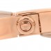 18K Pink White Gold 12 Diamond Double LOVE Bracelet 19