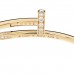 18K Yellow Gold Diamond Juste Un Clou Bracelet 16
