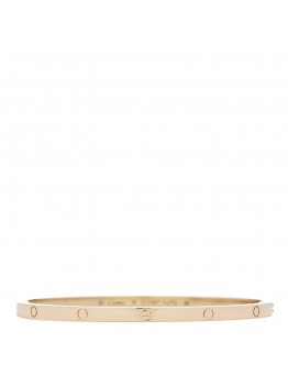 18K Yellow Gold Small LOVE Bracelet 19