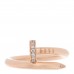 18K Pink Gold Diamond Juste Un Clou Ring 54 7