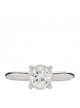 Platinum Diamond 1.29ct 1895 Solitaire Engagement Ring 52 6