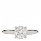 Platinum Diamond 1.29ct 1895 Solitaire Engagement Ring 52 6