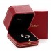 18K White Gold Ecrou De Cartier Ring 52 6