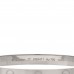 18K White Gold Brushed Finish LOVE Bracelet 17