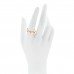 18K Yellow Gold Diamond 4mm LOVE Wedding Band Ring 60 9.25