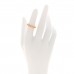 18K Pink Gold 3mm Lanieres Ring 49 4.75