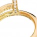 18K Yellow Gold Diamond Juste Un Clou Ring 53 6.5