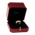 18K Yellow Gold Maillon Panthere 3 Rows Ring 48 4.5