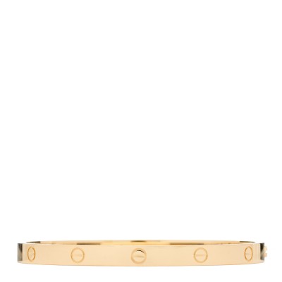18K Yellow Gold Medium LOVE Bracelet 17