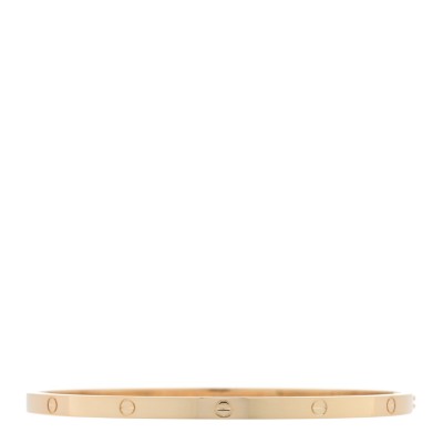 18K Yellow Gold Small LOVE Bracelet 19