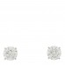 18K White Gold Diamond 2.20ctw Solitaire Earrings