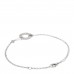 18K White Gold Diamond LOVE Bracelet