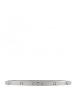18K White Gold Small LOVE Bracelet 18