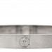 18K White Gold Brushed Finish LOVE Bracelet 17