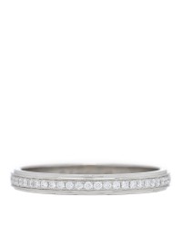 Platinum Diamond 2.3mm D'Amour Wedding Band Ring 49 5