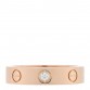 18k Pink Gold Diamond 4mm LOVE Ring 48 4.5
