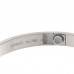 18K White Gold Brushed Finish LOVE Bracelet 18