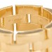 18K Yellow Gold Maillon Panthere 3 Rows Ring 48 4.5