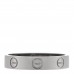 18K White Gold 3.5mm LOVE Wedding Band Ring 50 5.25