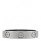 18K White Gold 3.5mm LOVE Wedding Band Ring 50 5.25