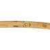 18K Yellow Gold Small LOVE Bracelet 17