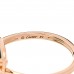 18K Pink Gold Diamond Malachite XS Amulette de Cartier Ring 49 5
