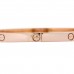 18K Pink Gold Small LOVE Bracelet 17