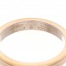 18K Pink White Yellow Gold 2.5mm Vendome Louis Cartier Wedding Band Ring 49 4.75
